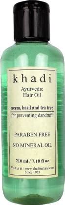 KHADI NATURAL Anti Dandruff Ayurvedic with Neem, Basil & Tea Tree ...