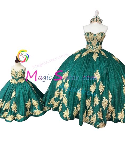 Topselling Emerald Green Quinceanera Dress