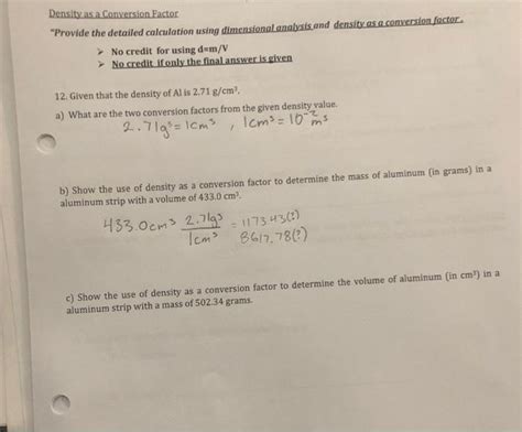 Image result for Density Conversion