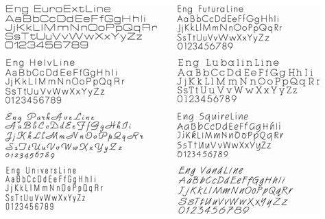 Single Stroke Fonts Free at George Laird blog
