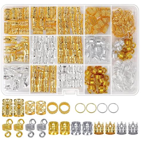 PALAY® 262pcs Hair Jewelry for Women Braids Dreadlocks Hair Braiding ...