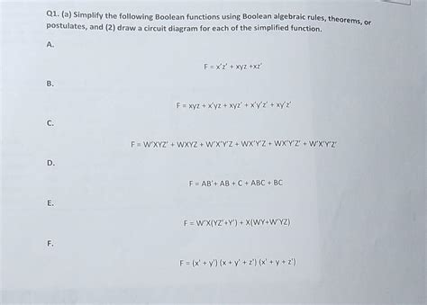 Boolean Postulates 的图像结果