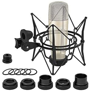 Geekria for Creators Microphone Shock Mount, Mic Anti-Vibration ...