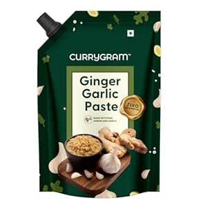 Currygram Ginger Garlic Paste | 150g | 100% Natural | No Preservatives ...