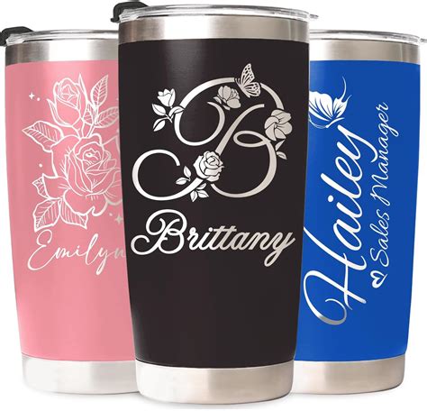 Personalized Tumbler Custom Coffee Tumbler Laser Engrave with Name 20 ...