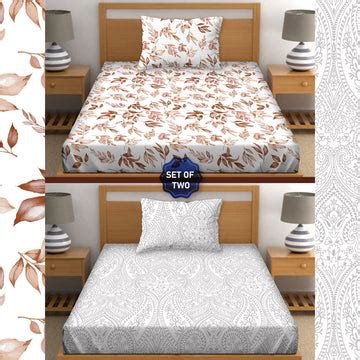 Buy Best Quality Bed Sheets Online | Single Bed Sheet | Bellacasa ...