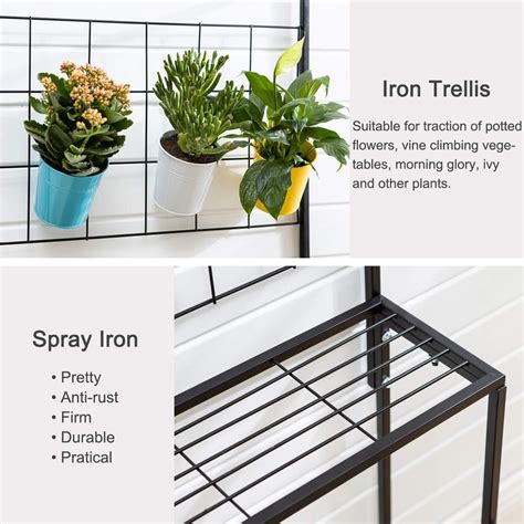 Buy COPREE Metal 3-Tier Hanging Plant Stand Planter Shelves Flower Pot ...