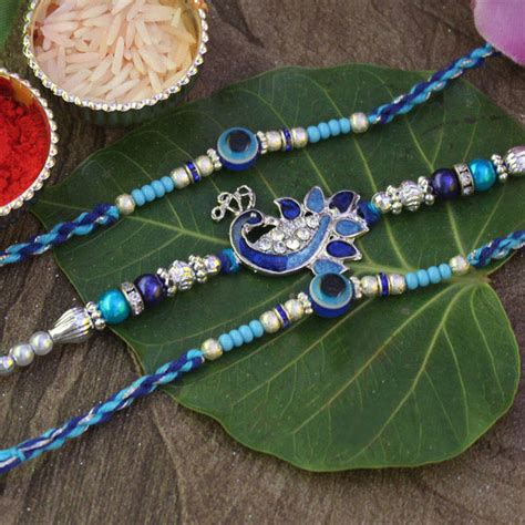 Send Fabulous Blue Rakhis Online | Rakhibazaar.com