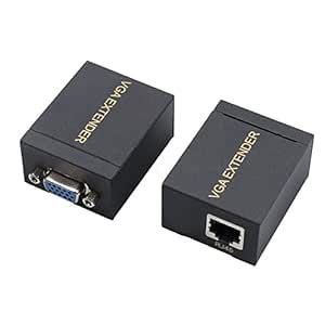 VGA Extender to LAN Ethernet Adapter Amplifier VGA Extender Over RJ45 ...