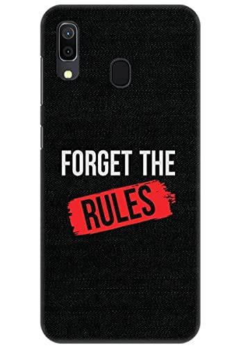 Forget The Rules Printed Back Cover Phone Case for Samsung Galaxy A30 ...
