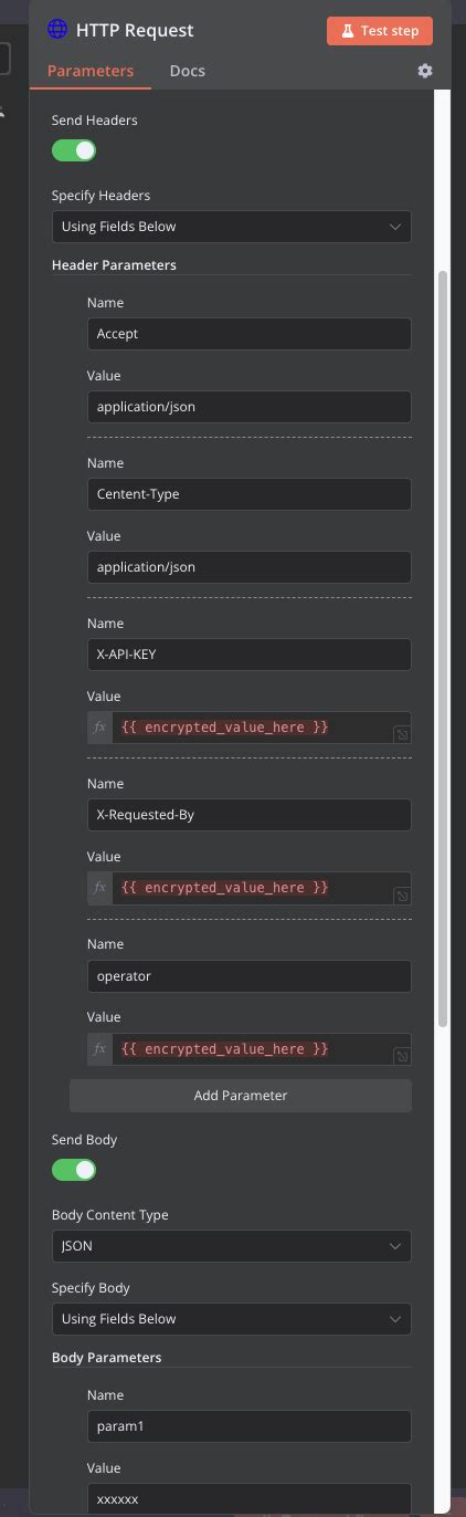 Image result for HTTP Request Node Authentication