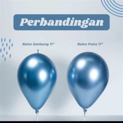 Jual Balon Sambung Latex 11" Type A Crystal / Opaque, Warna Reguler isi ...