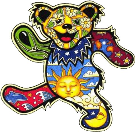 Grateful dead dancing bear template - molotcaster