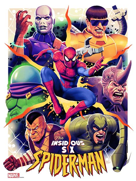The Insidious Six (by Tom Walker) : r/Spiderman