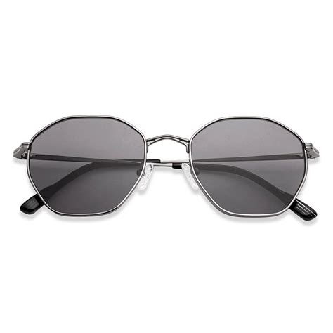 Grey Gunmetal Full Rim Hexagonal John Jacobs JJ TINTS JJ S12472 -C2 ...