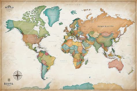 Image result for Detailed World Map