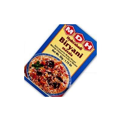 Buy MDH Haiderabadi Biryani masala 50g 5 boxes Hyderabadi Biryani ...