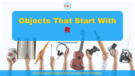 Objects That Start With R - English as a Second Language