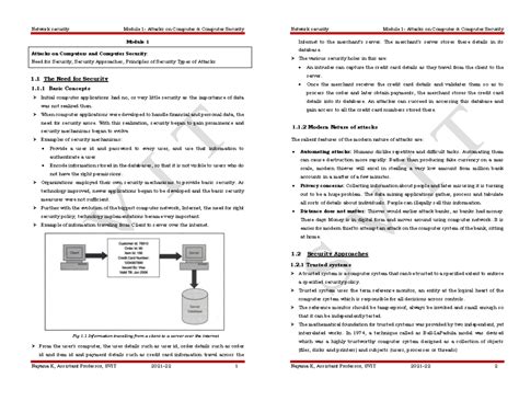 Module 1- Attacks on Computer security - Module 1 Attacks on Computers ...