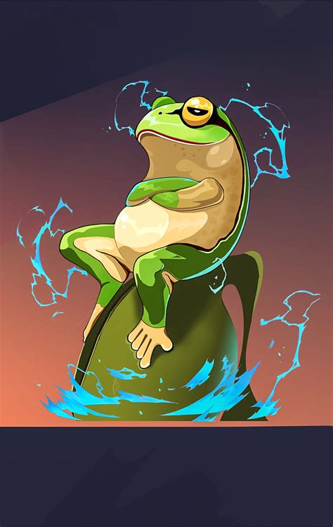 小青蛙|插画|插画习作|moonlightchuan - 原创作品 - 站酷 (ZCOOL)