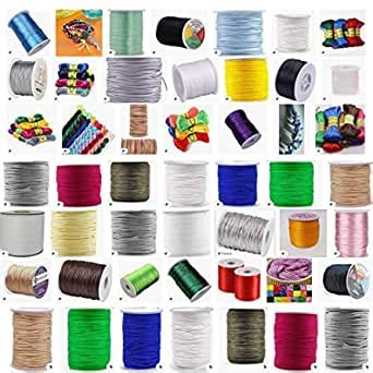 Diy Crafts 17824 Nylon Satin Cord, Rattail Trim Thread for Chinese ...