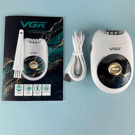 VGR V-706 Epilator For Women, White