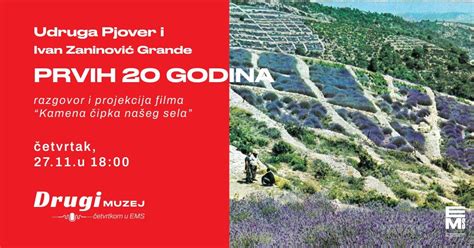 DRUGI muzej - Udruga Pjover i projekcija filma "Kamena čipka našeg sela ...