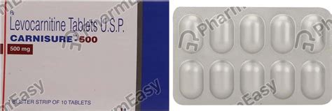 Carnisure 500 MG Tablet (10): Uses, Side Effects, Price & Dosage ...