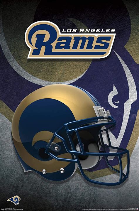 Trends International Los Angeles Rams-Helmet Wall Poster, 22.375" x 34 ...