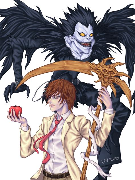 ArtStation - Light Yagami & Ryuk - Death Note