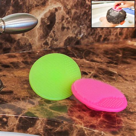 Bath & Facial Cleansing Brush for Face Scrubber (2 Pc Set)
