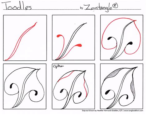 Zentangle Step Out Patterns 的图像结果