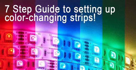 Color Step by Step Instructions LED Lights 的图像结果