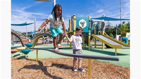Jennie Dean Park - Colorful Playground Towers