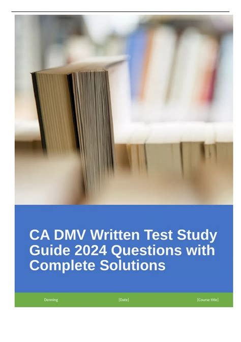 Image result for DMV Study Guide Free