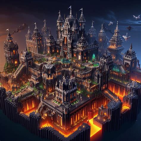 AI Minecraft Dark Castle by JA2H on DeviantArt