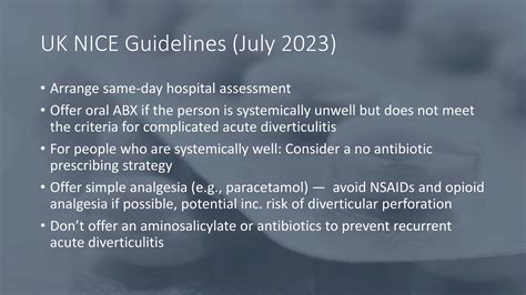 Diverticulitis Journal Club Presentation | PPTX