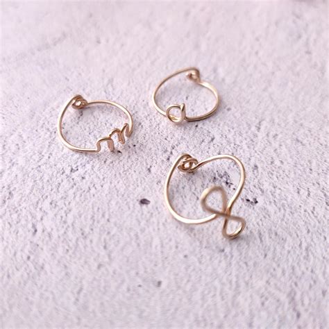 Buy Letter Ring - Lowercase Cursive Letter - Precious Material ...