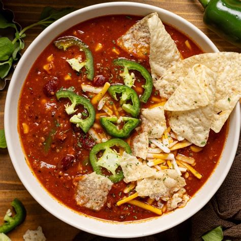 Hearty Vegan Taco Soup | Orchids + Sweet Tea