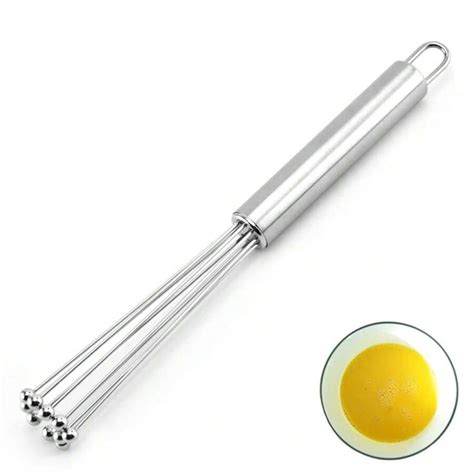 Stainless Steel Ball Whisk Set Manual Mixer Kitchen Whisk Wire Egg ...