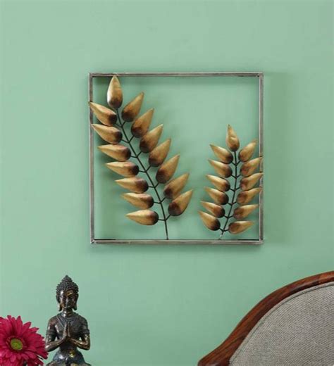 Wall Decor Metal Unicom Leaves by Vedas – HomeTown