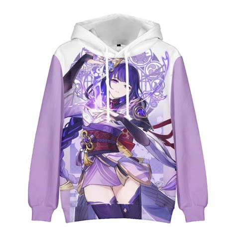 Buy Genshin Impact 3d Printed Theme Hooded Sweater 3D Print Cartoon ...