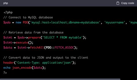 How to Make API From MySQL 的图像结果
