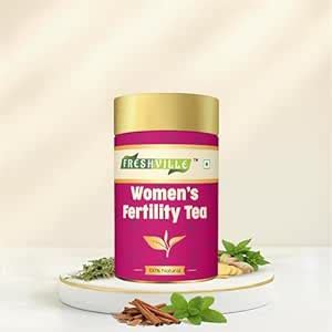 Freshville Women’s Fertility Tea | Ayurvedic Herbal Infusion for ...