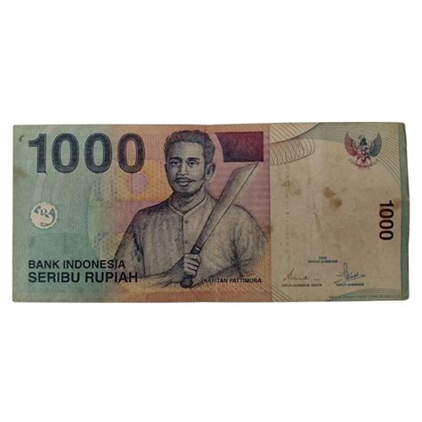 Indonesia 1000 Rupiah Used Note
