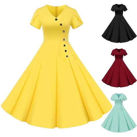 Polka Dots Dresses Retro Vintage Grease Outfits Dress Party Costume A ...