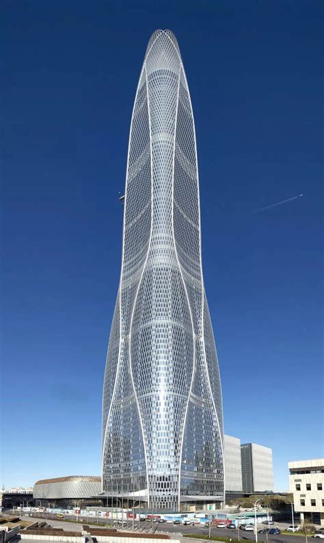 全球最细摩天大楼，建筑形如“羽毛”！_设计的