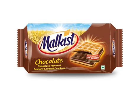 Malkist Chocolate Flavoured Cruncy Layered Crackers, 138g - Pack of 3 ...