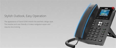 Fanvil X3SW entry level Phone,built-in WiFi, 2 lines