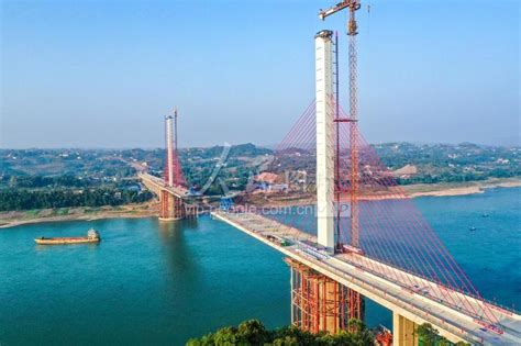 合江：白沙长江大桥建设冲刺通车 - 中国网